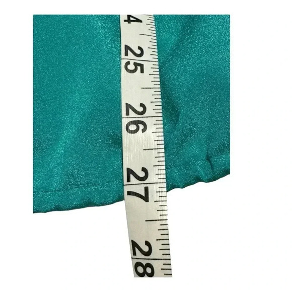 New York & Company Women’s XL Green Zipper Pocket Soft Flowy Top - Picture 6 of 7